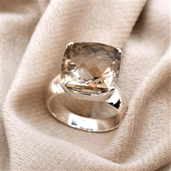 Smokey Quartz Sterling Silver Ring