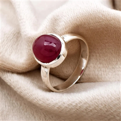 Ruby Solitaire Ring