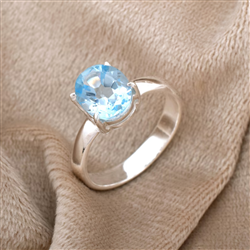 Blue Topaz Ring